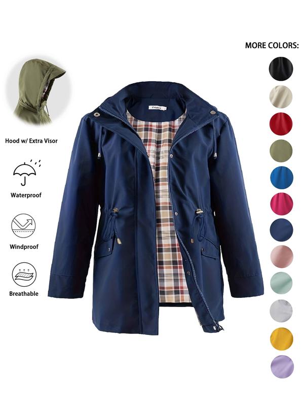 DENAT - Lightweight Hooded Trench Coat