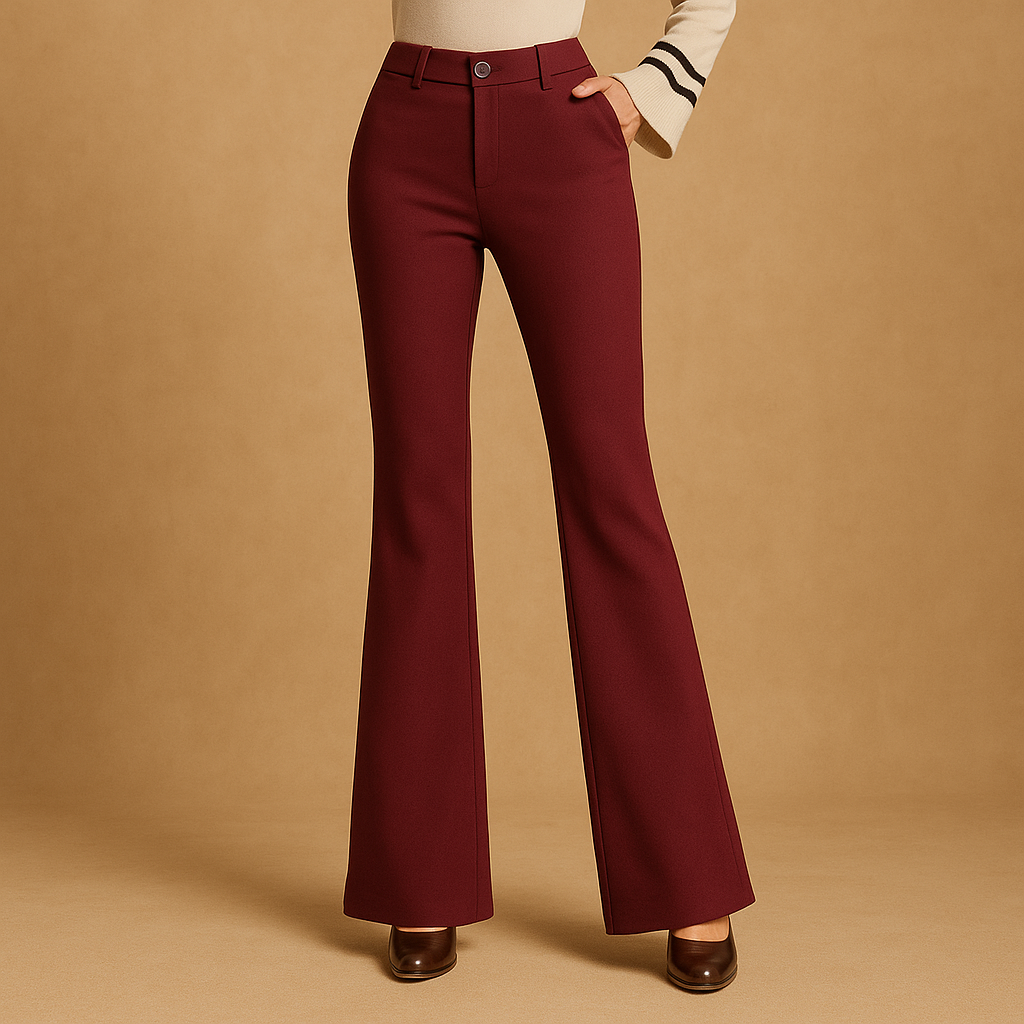 Rias | Women's High-Waisted Flared Pants
