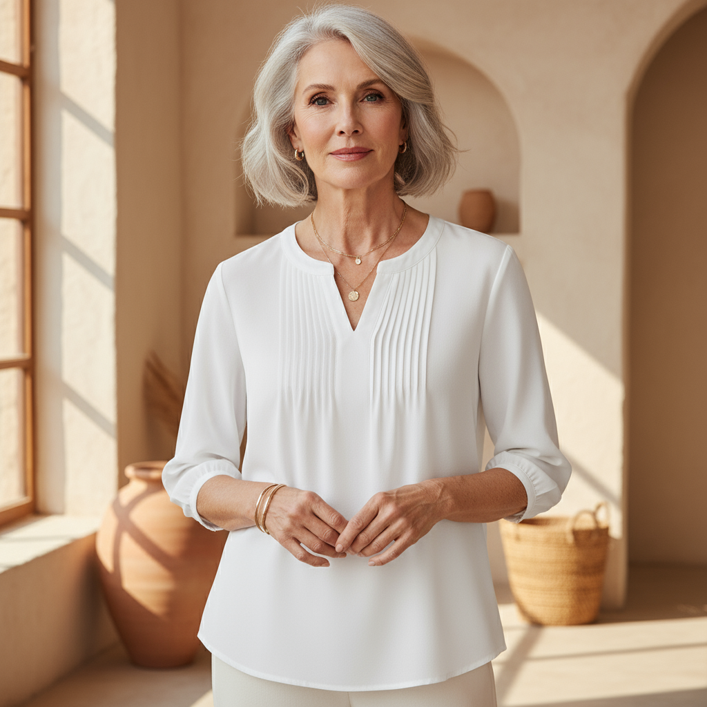 Louella - Elegant Tunic Top