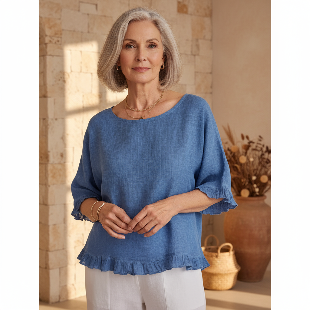 Fizzle - Casual Elegant Blouse