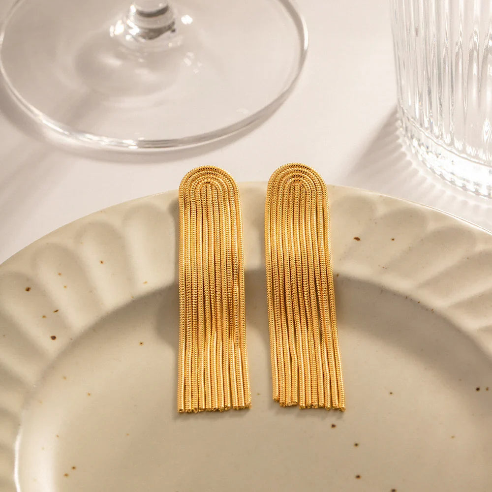 Statement String Earrings