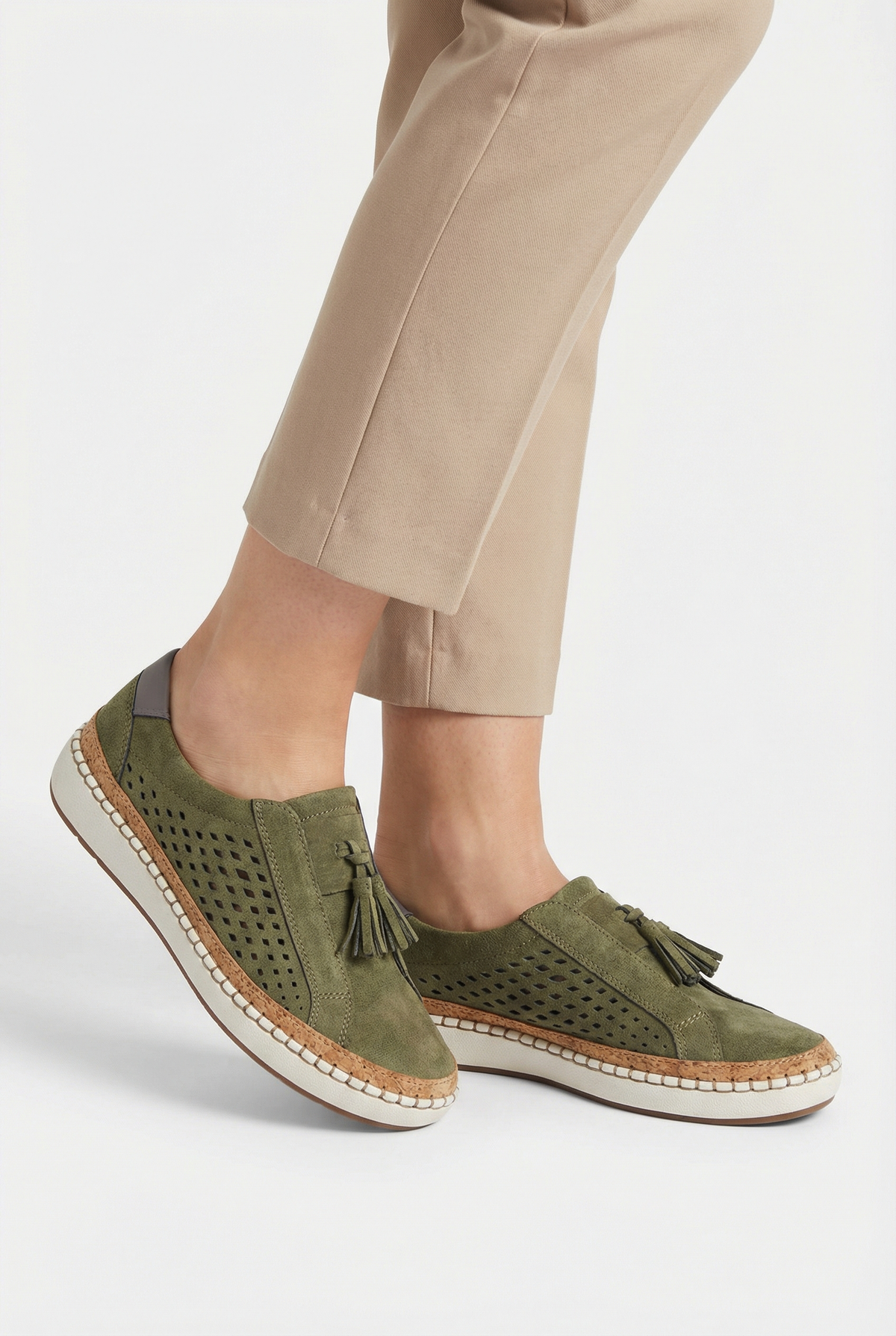 Olivia | Women's Vegan Leather Slip-On Shoes