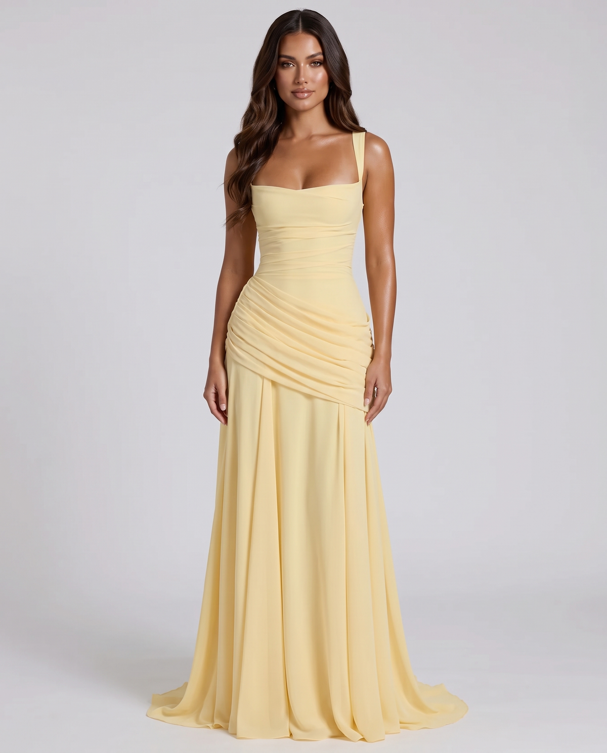 Charlotte Ruched Maxi Dress
