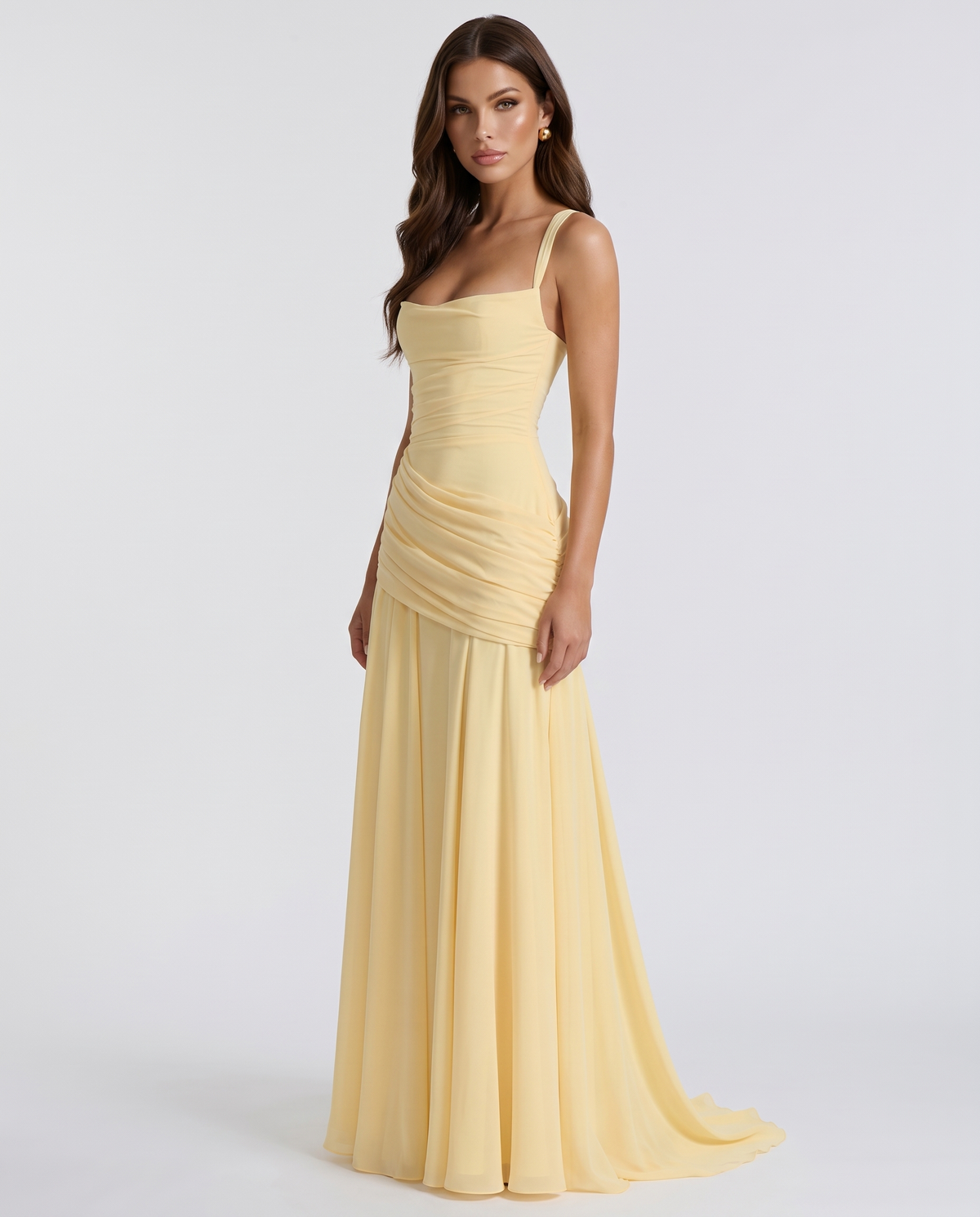 Charlotte Ruched Maxi Dress