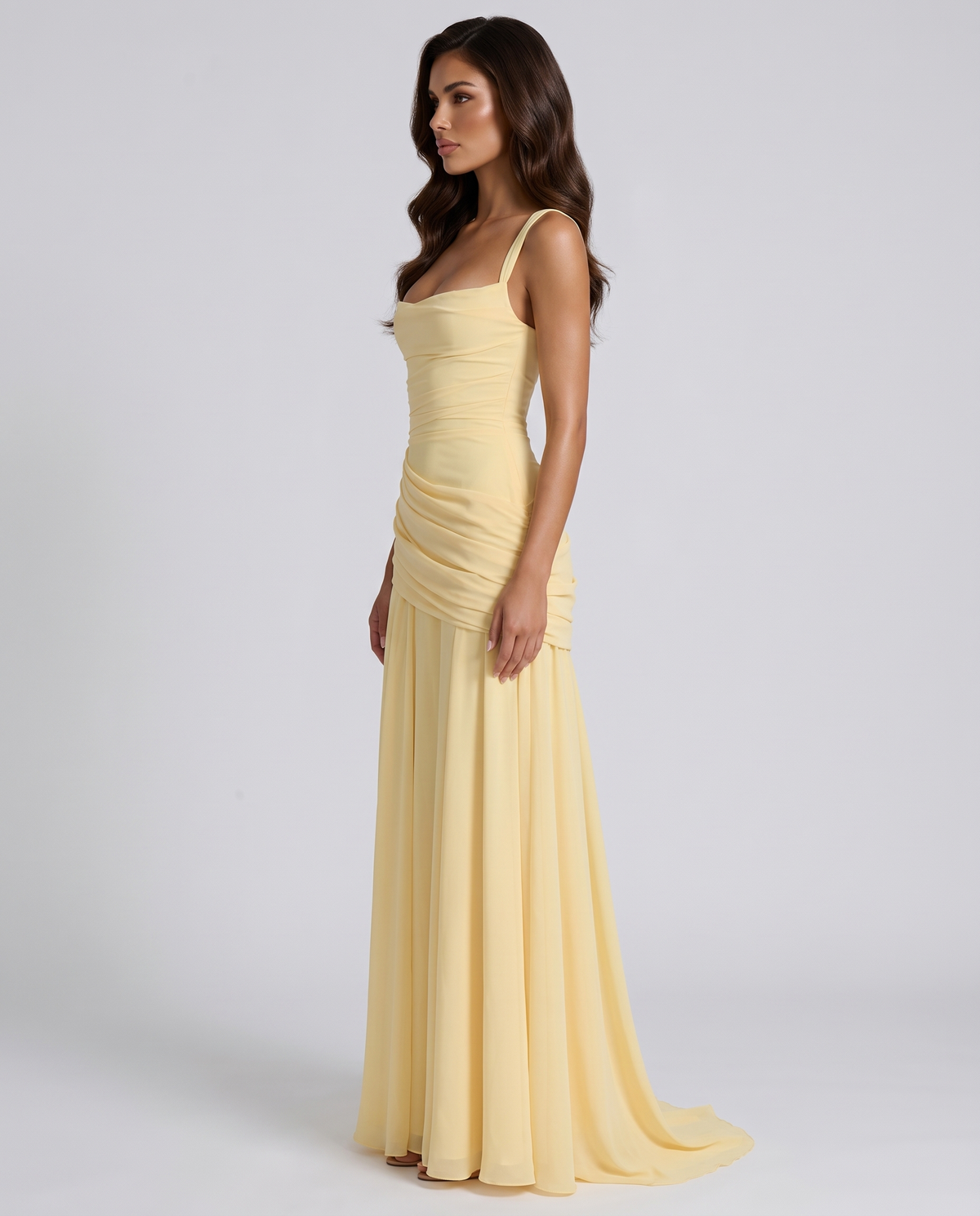 Charlotte Ruched Maxi Dress
