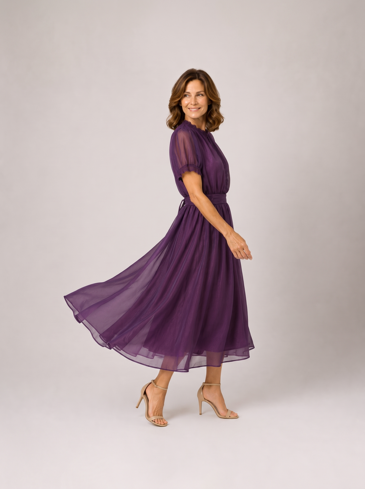 Honora | Elegant Belted Waist Dress