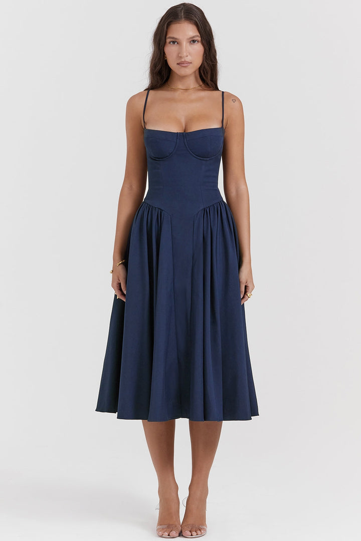 Marleen | Corset Midi Dress