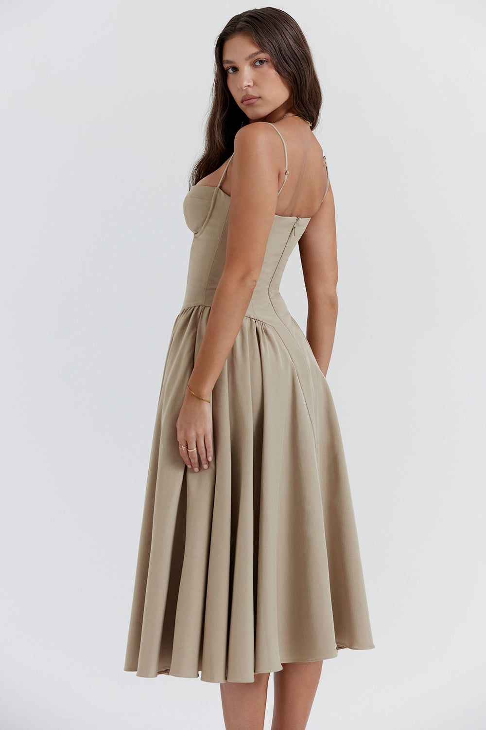 Marleen | Corset Midi Dress