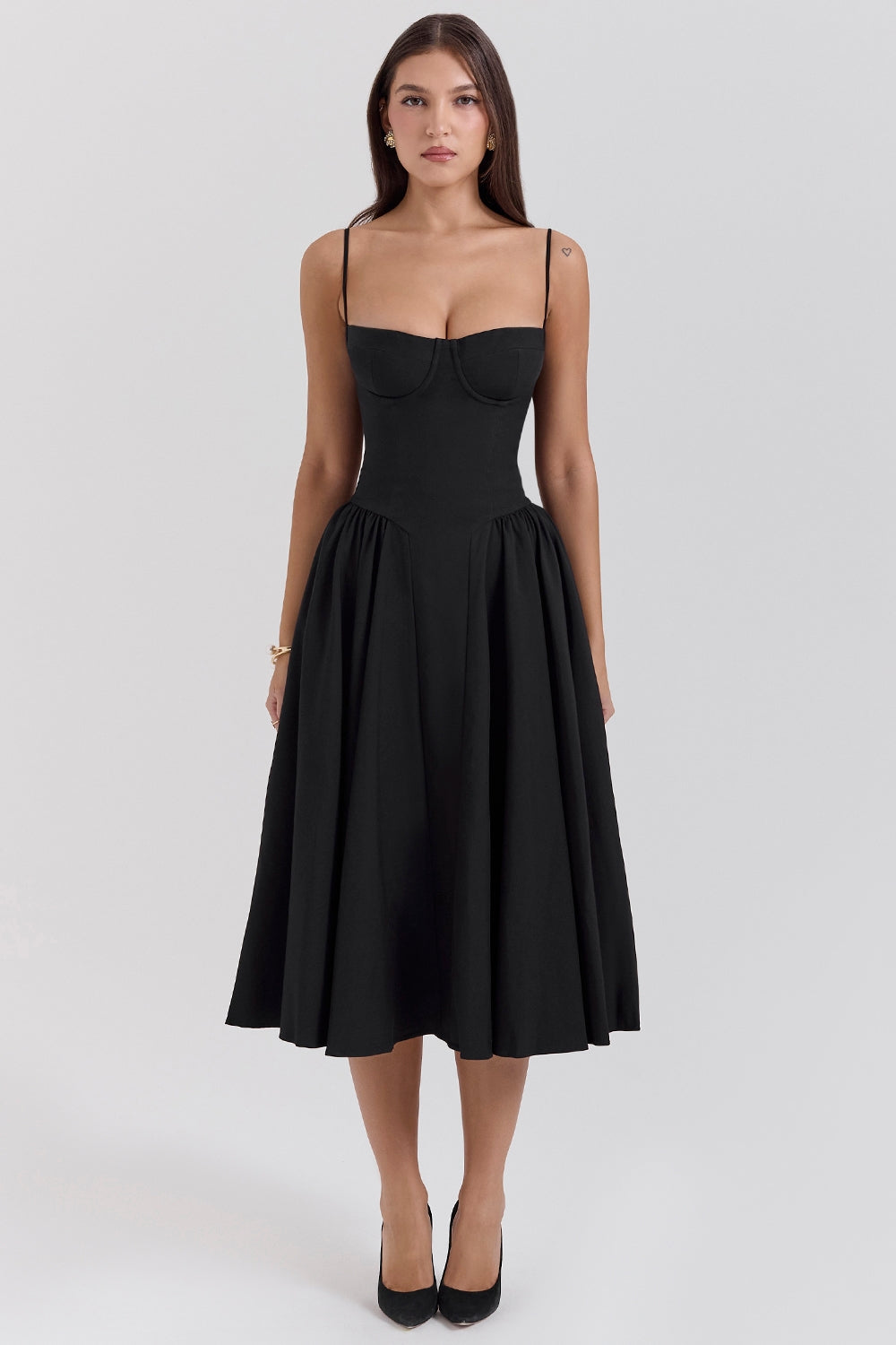 Marleen | Corset Midi Dress