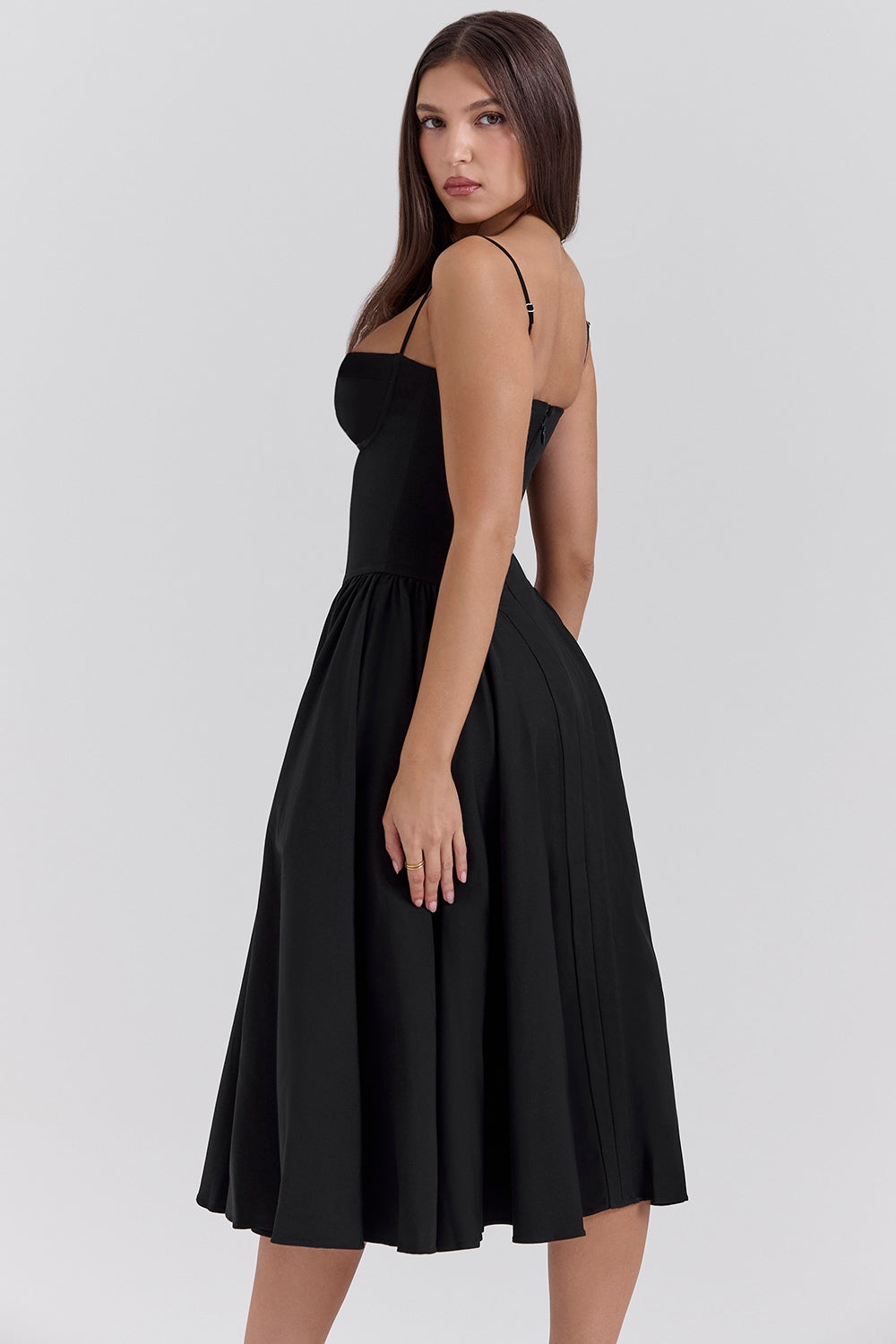 Marleen | Corset Midi Dress