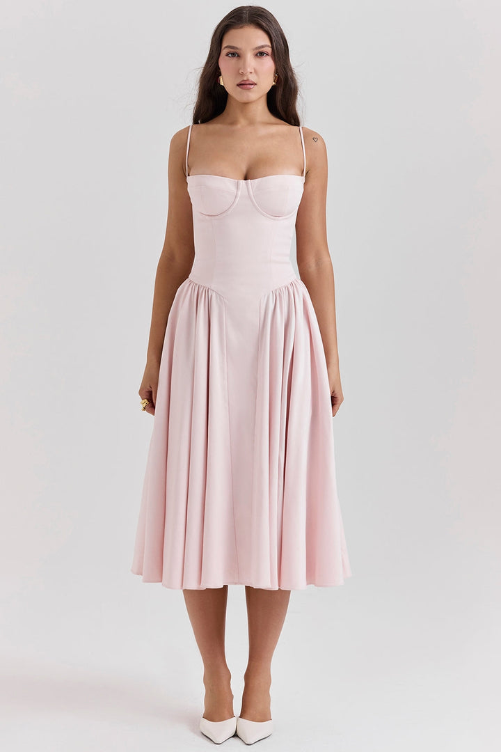 Marleen | Corset Midi Dress