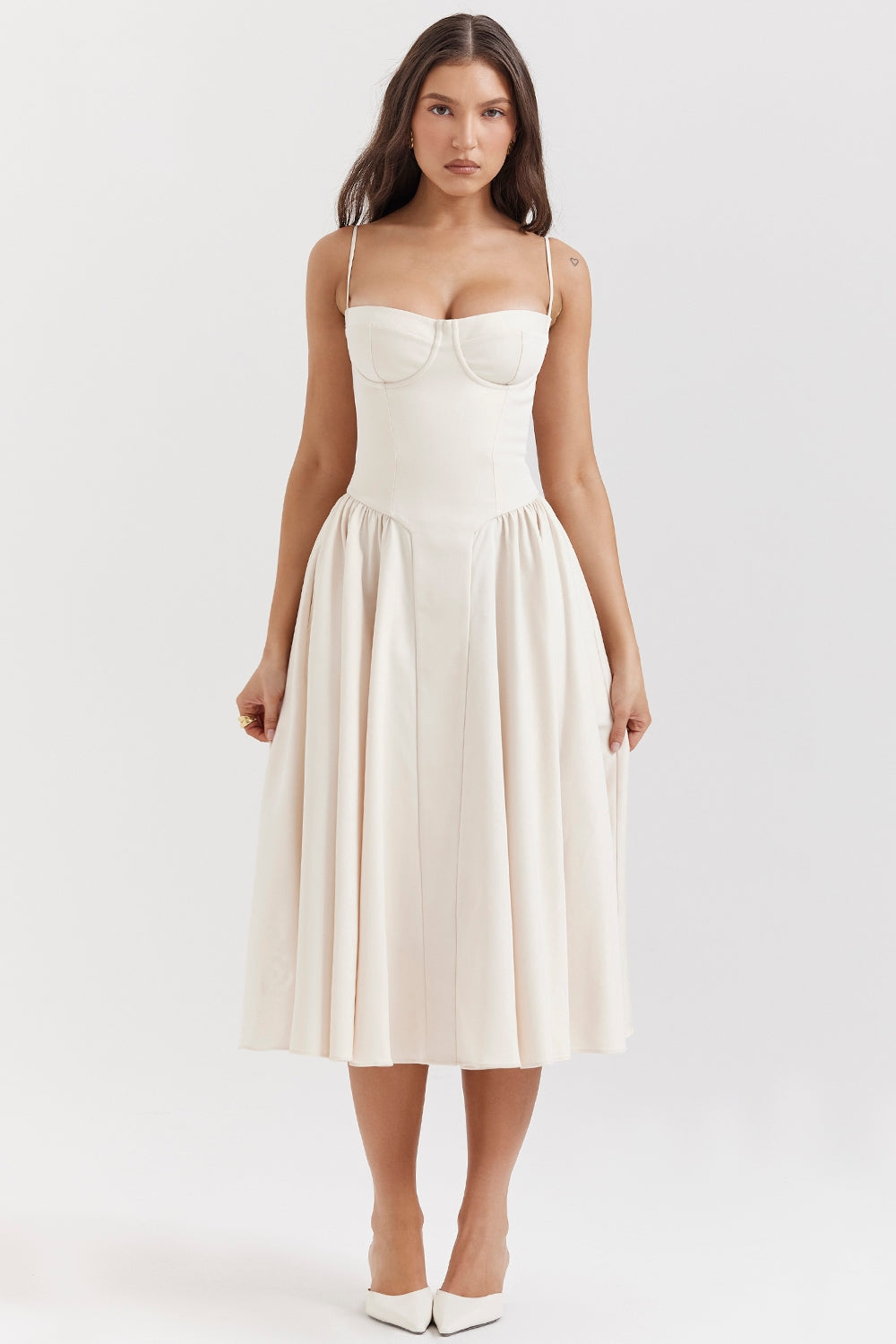 Marleen | Corset Midi Dress