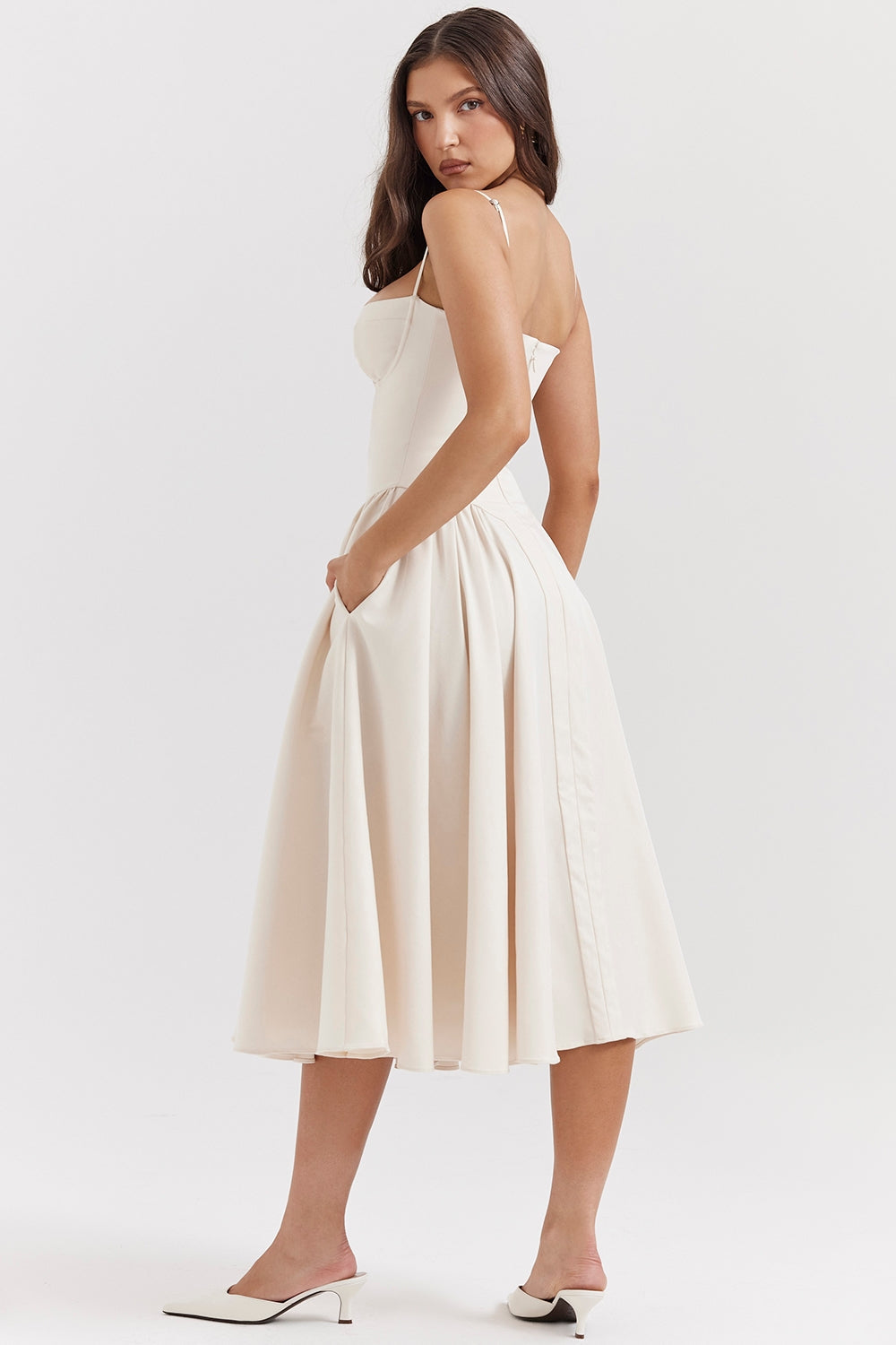 Marleen | Corset Midi Dress