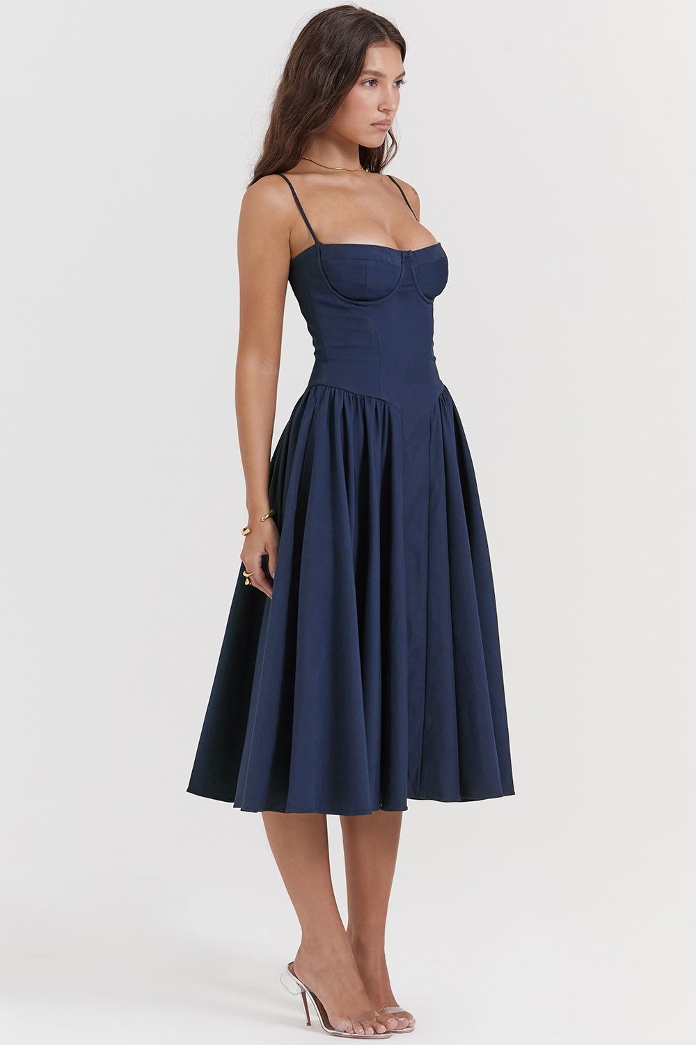 Marleen | Corset Midi Dress