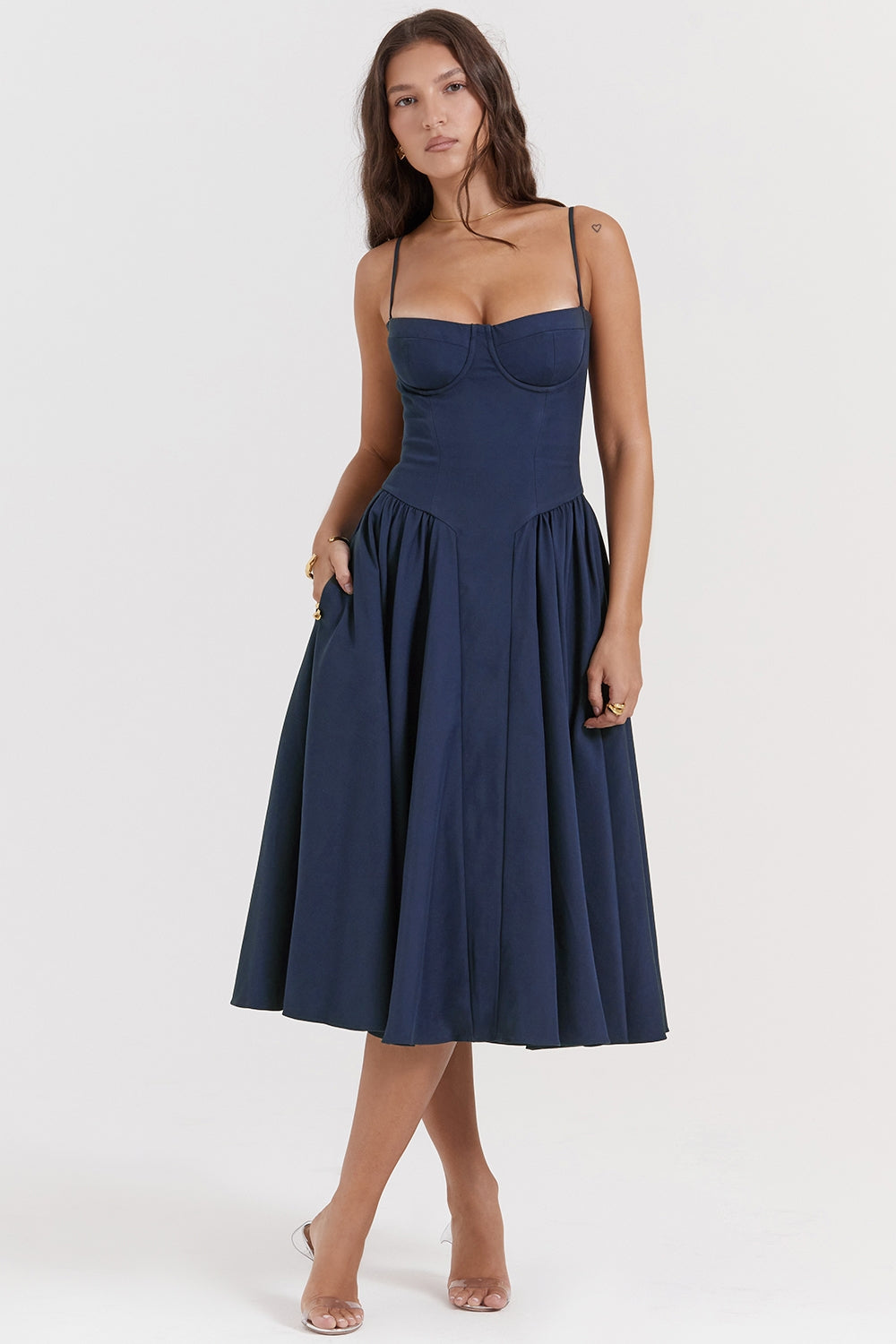 Marleen | Corset Midi Dress