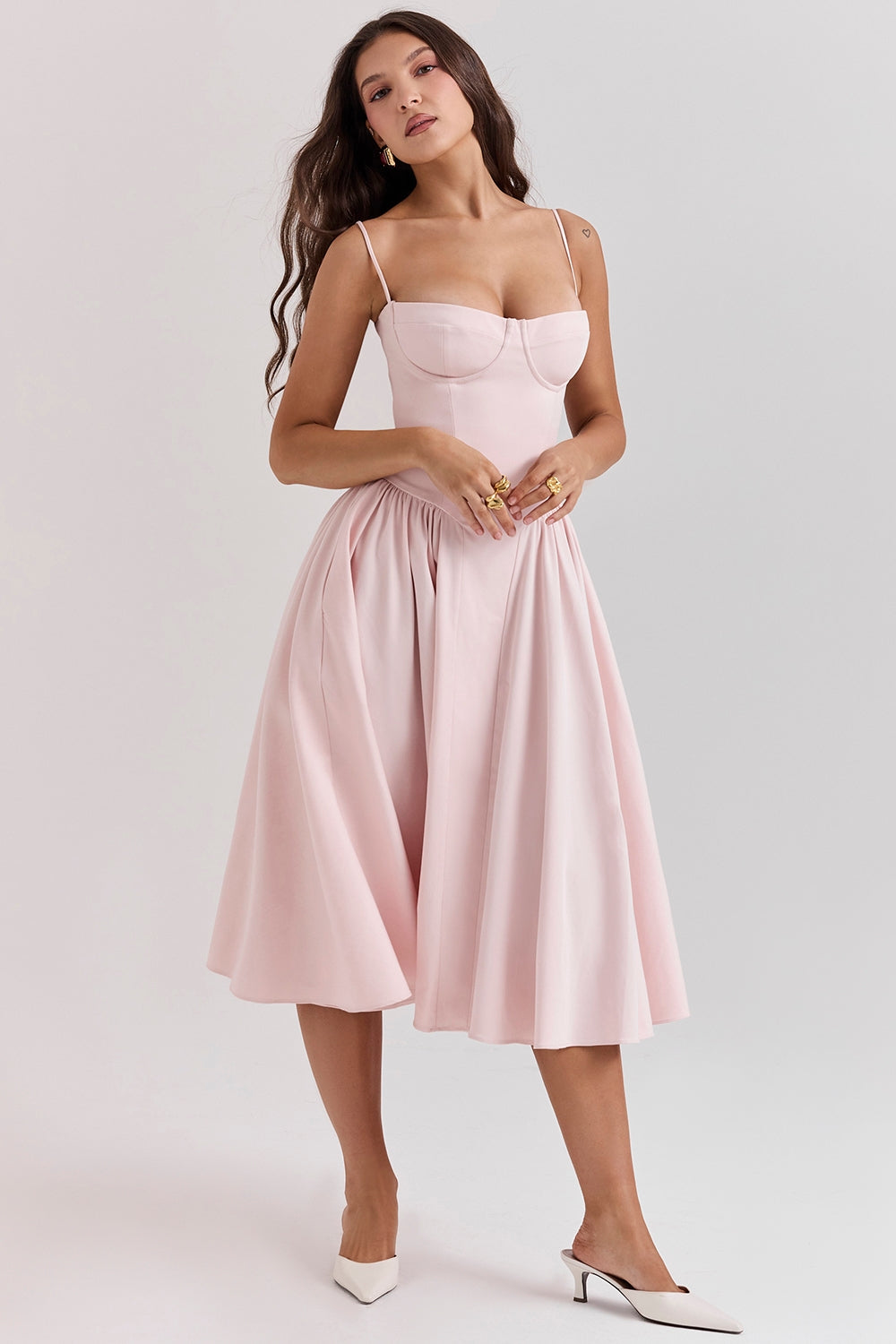 Marleen | Corset Midi Dress