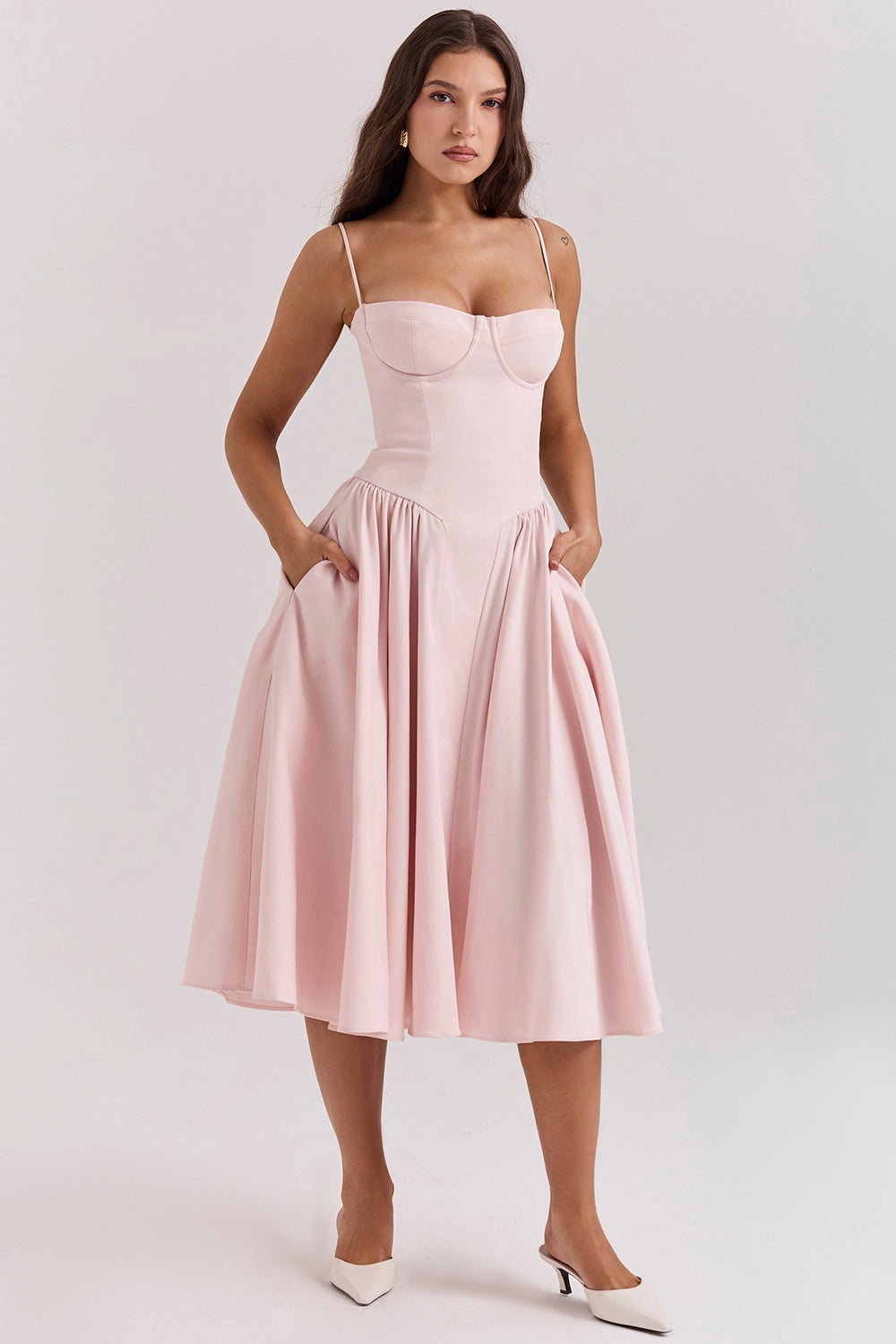 Marleen | Corset Midi Dress