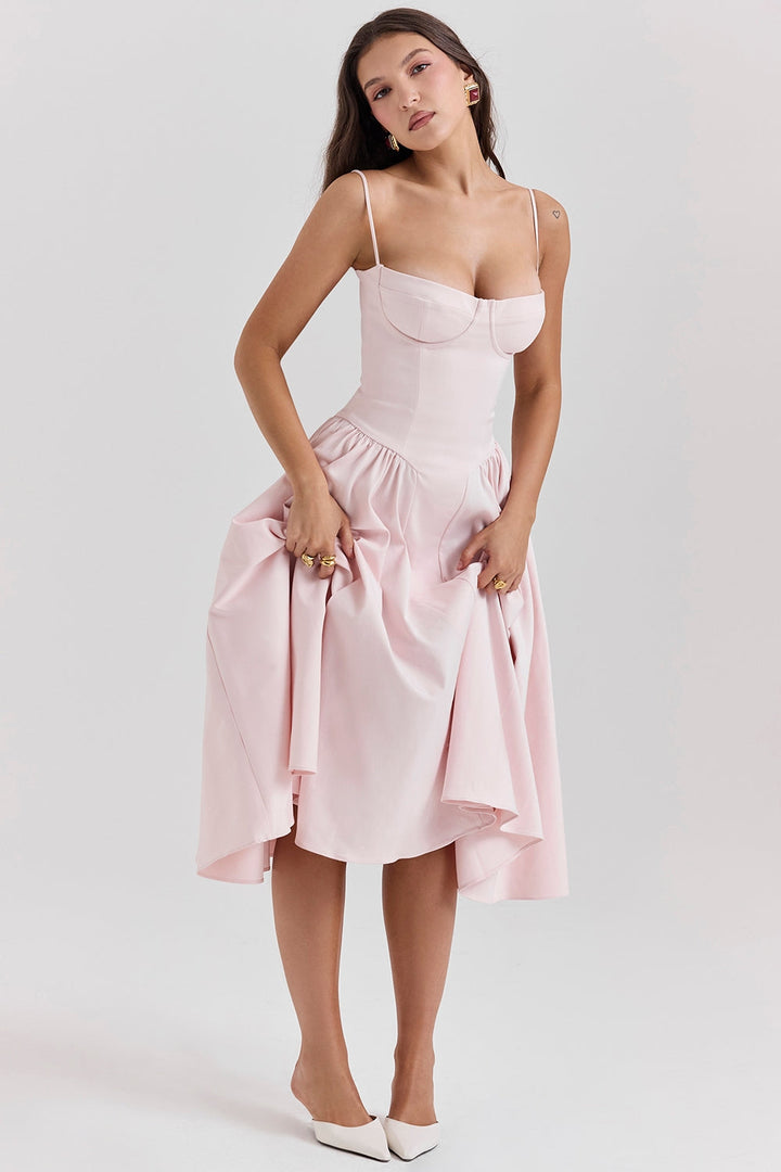 Marleen | Corset Midi Dress