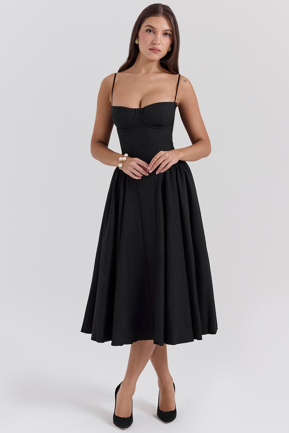 Marleen | Corset Midi Dress