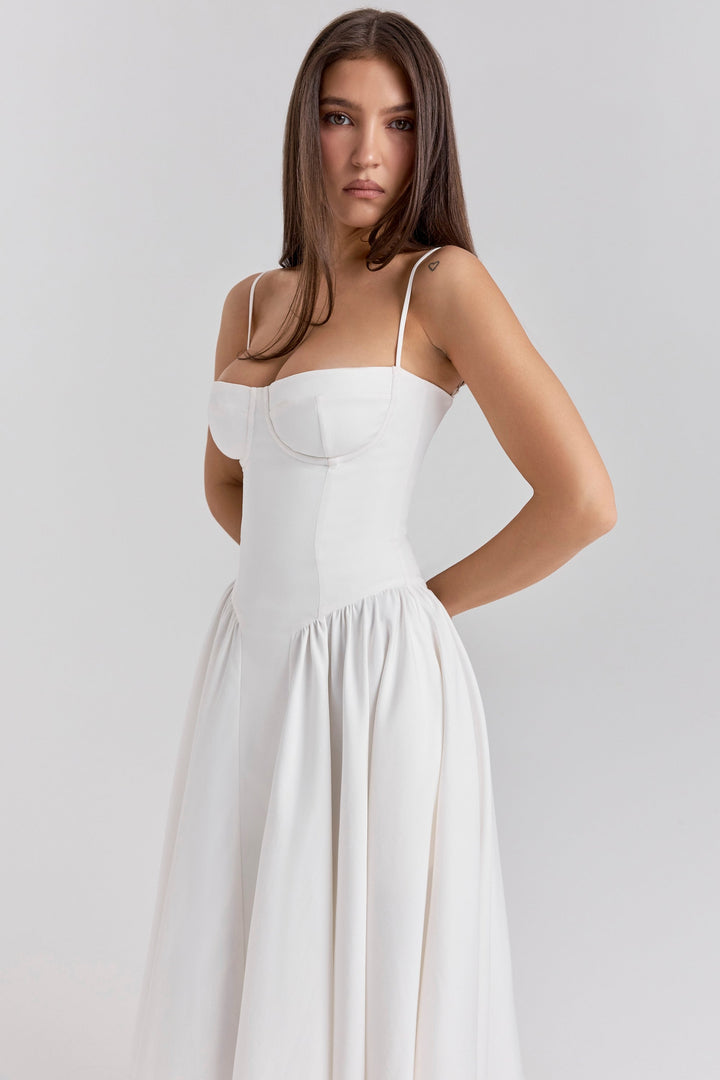 Marleen | Corset Midi Dress