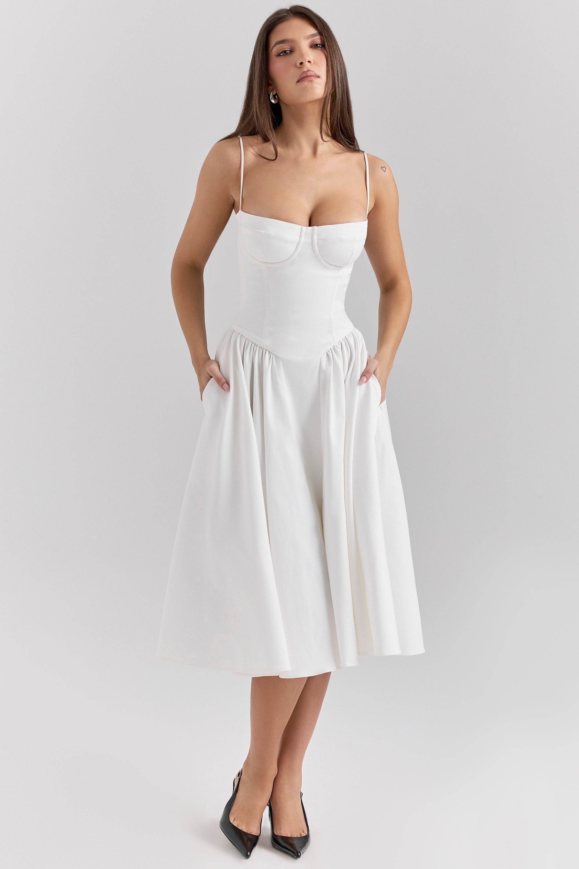 Marleen | Corset Midi Dress