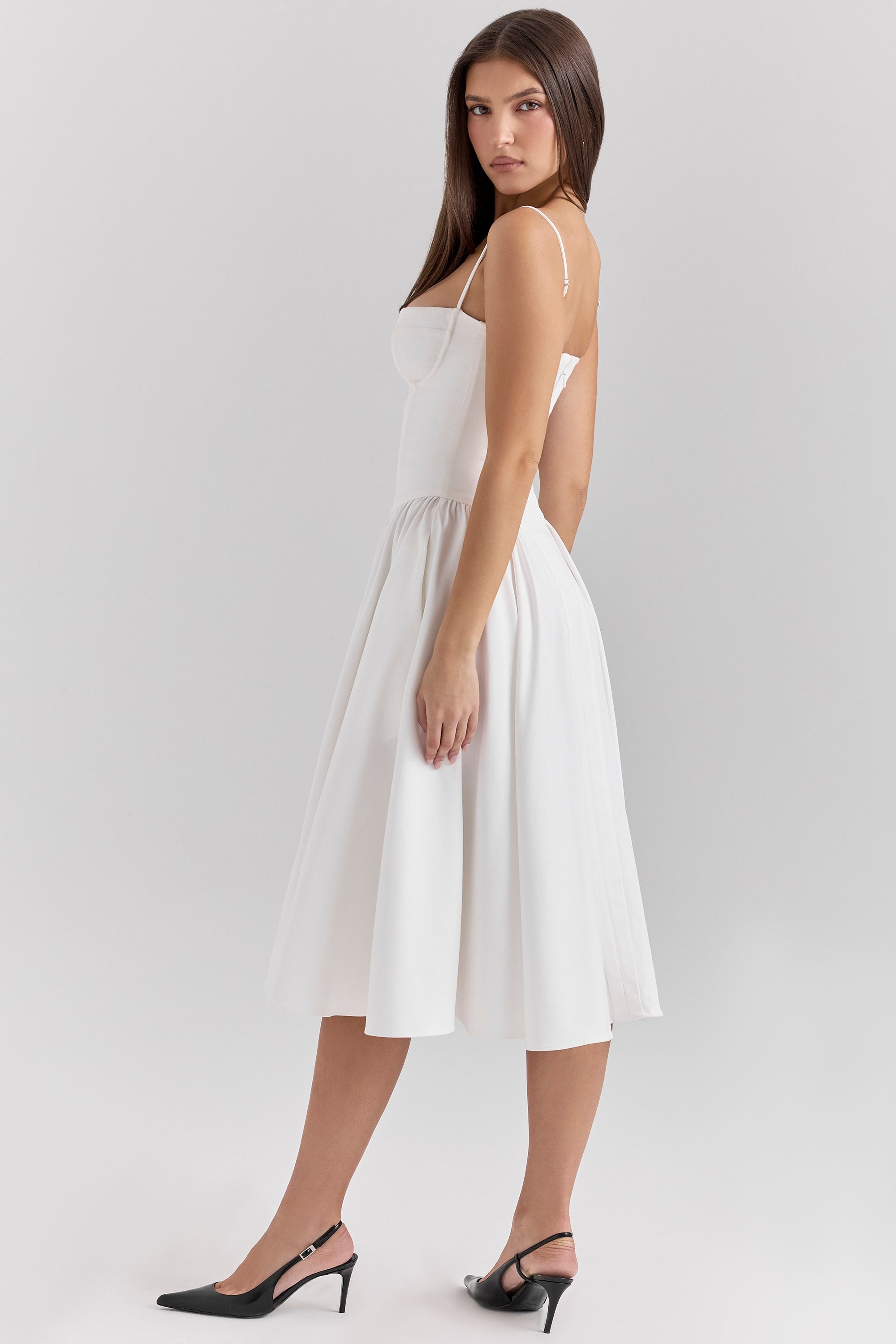 Marleen | Corset Midi Dress
