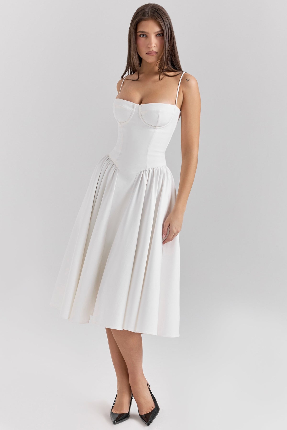 Marleen | Corset Midi Dress