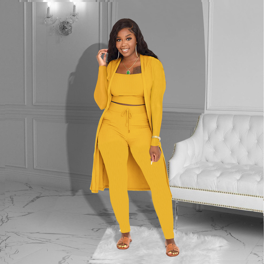 AMARIET - Cozy Three Piece Cardigan