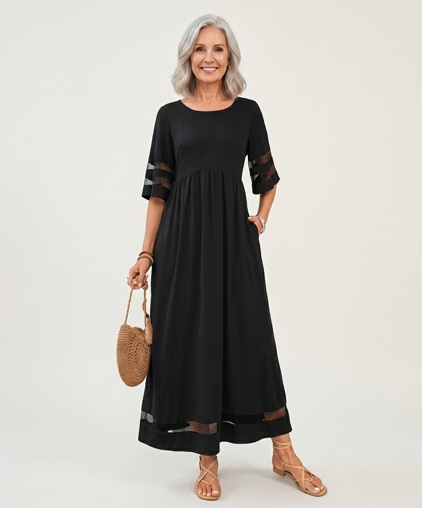 Aubrey™ - Flattering Tummy-Smoothing Midi Dress