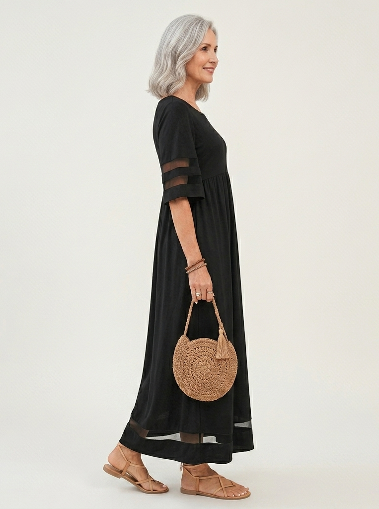 Aubrey™ - Flattering Tummy-Smoothing Midi Dress