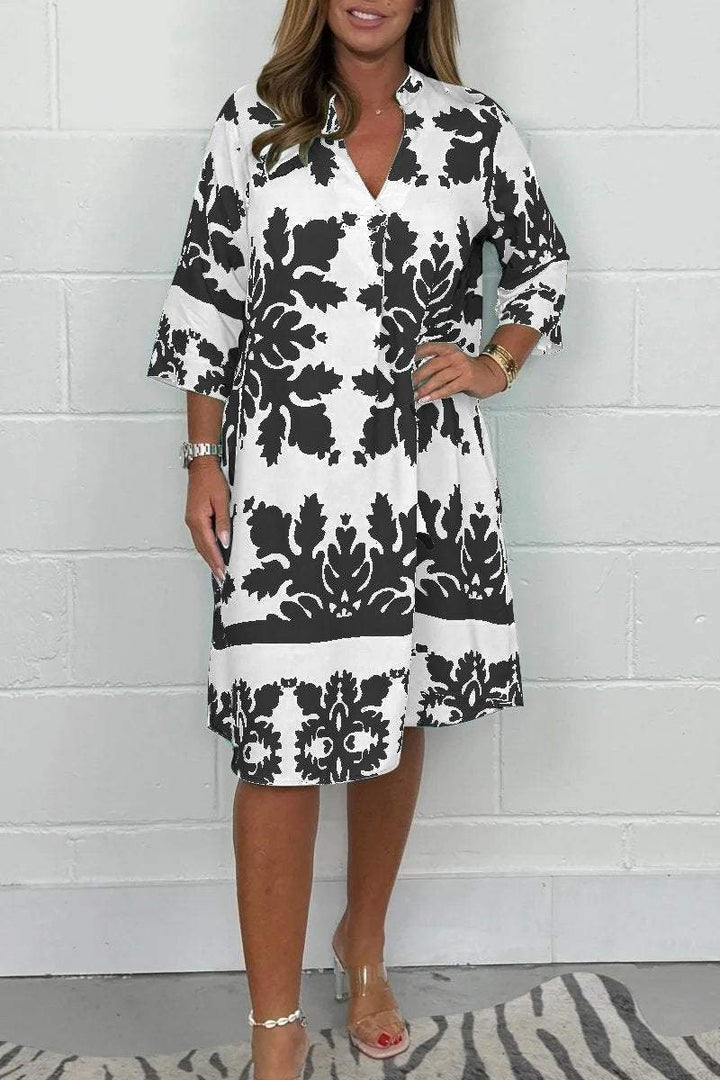 Jill | Breezy Printed Dress – Lightweight, Flattering &amp; Easy to Wear