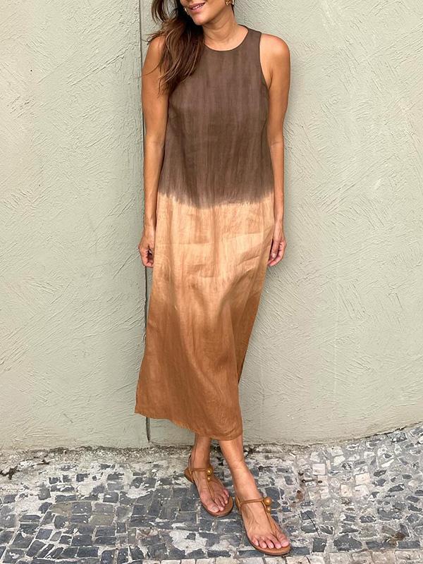 Aura | Elegant Dress with Natural Print