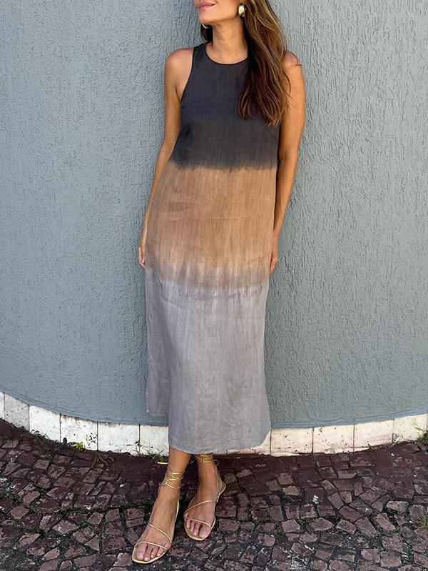 Aura | Elegant Dress with Natural Print
