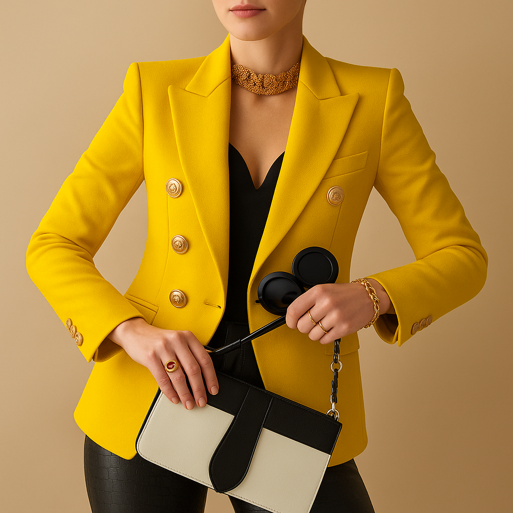 Chic Long Women's Blazer | Lavina