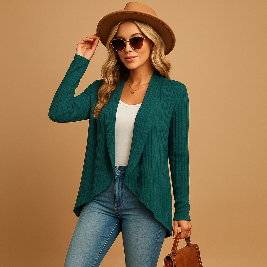Fenna Women's Long Knitted Cardigan