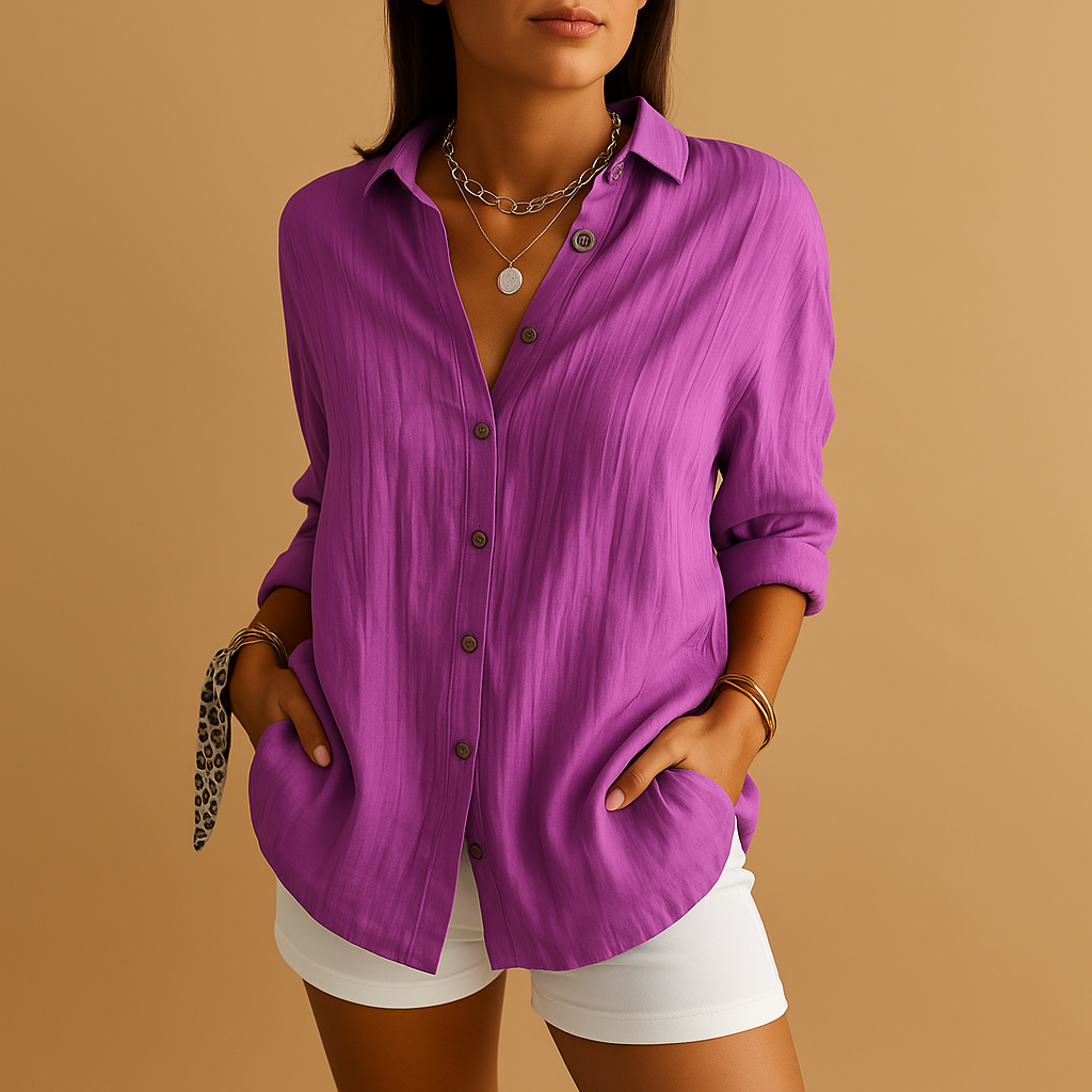 Comfortable Fit Lightweight Women's Blouse | Lotte