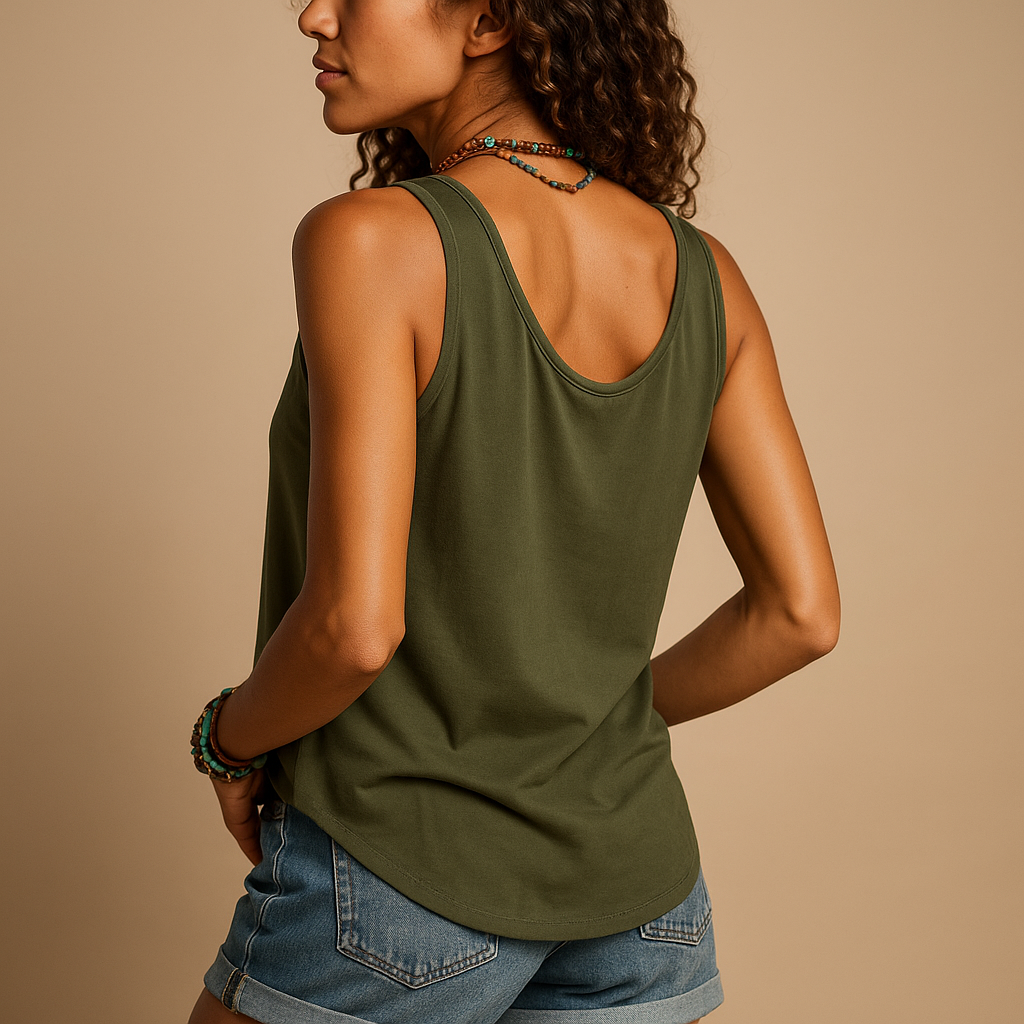 Yara Women's Lightweight Sleeveless V-Neck Top
