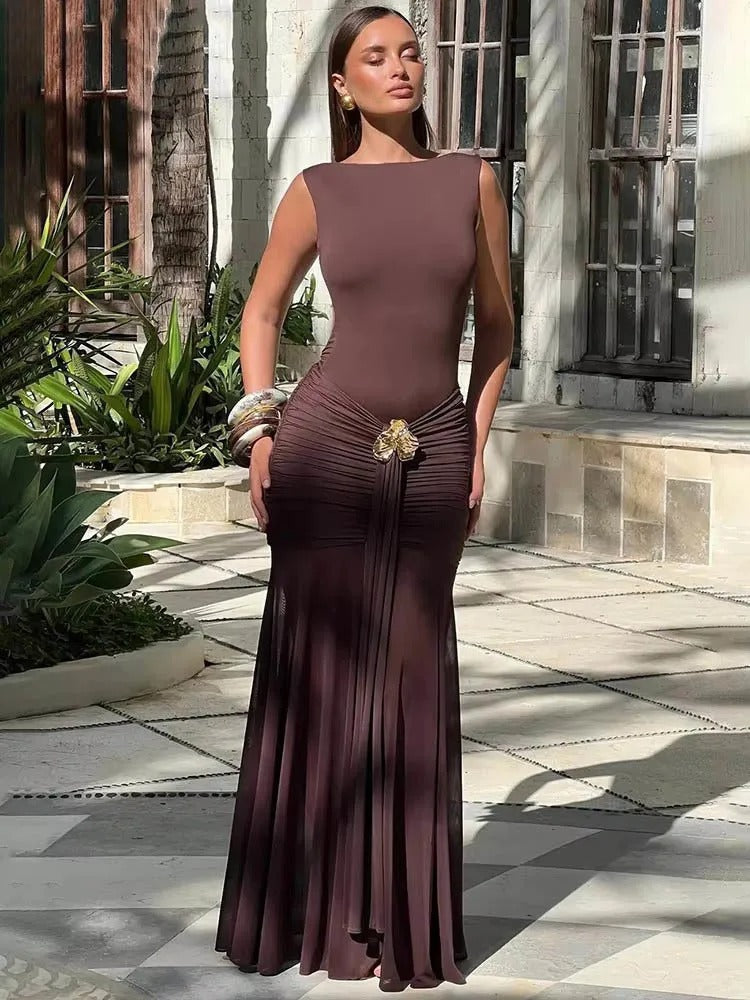 SÉVANATH | Draped Backless Dress