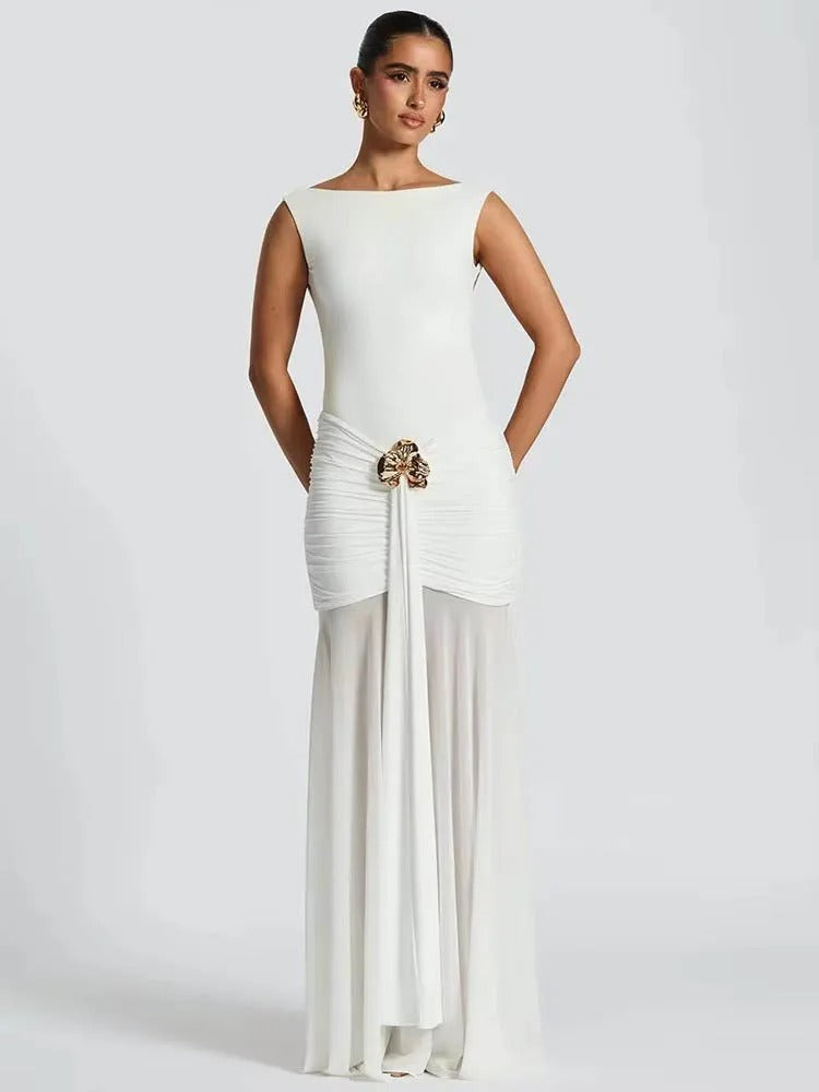 SÉVANATH | Draped Backless Dress