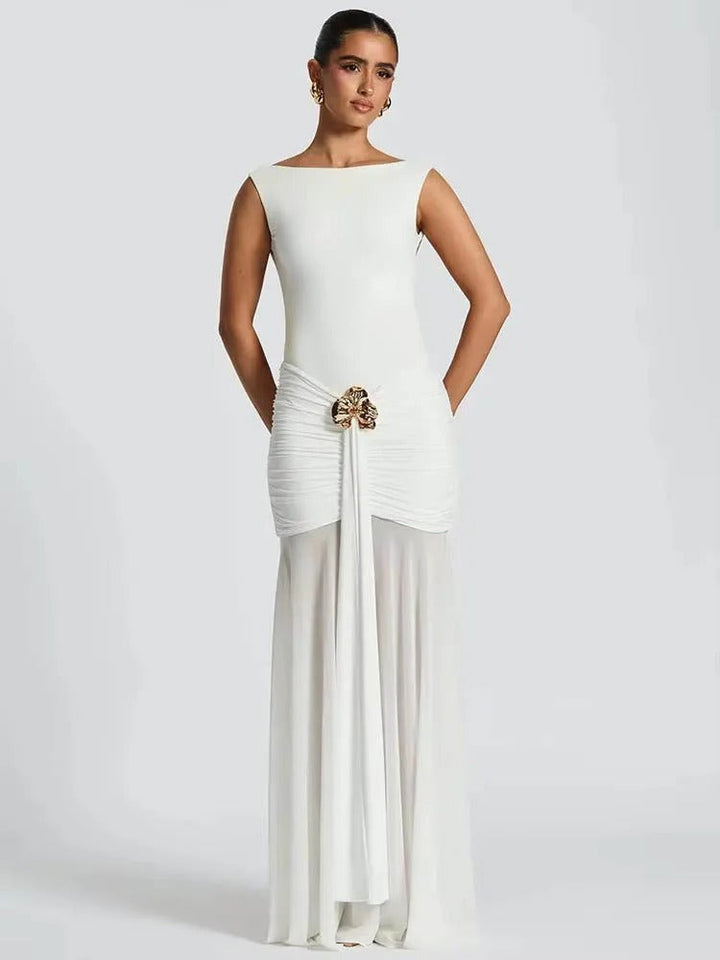 SÉVANATH | Draped Backless Dress