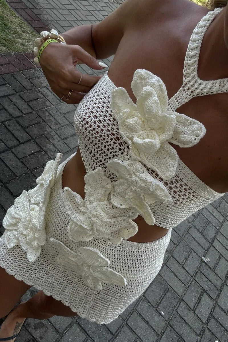 Ondine | Shorebloom Crochet Dress