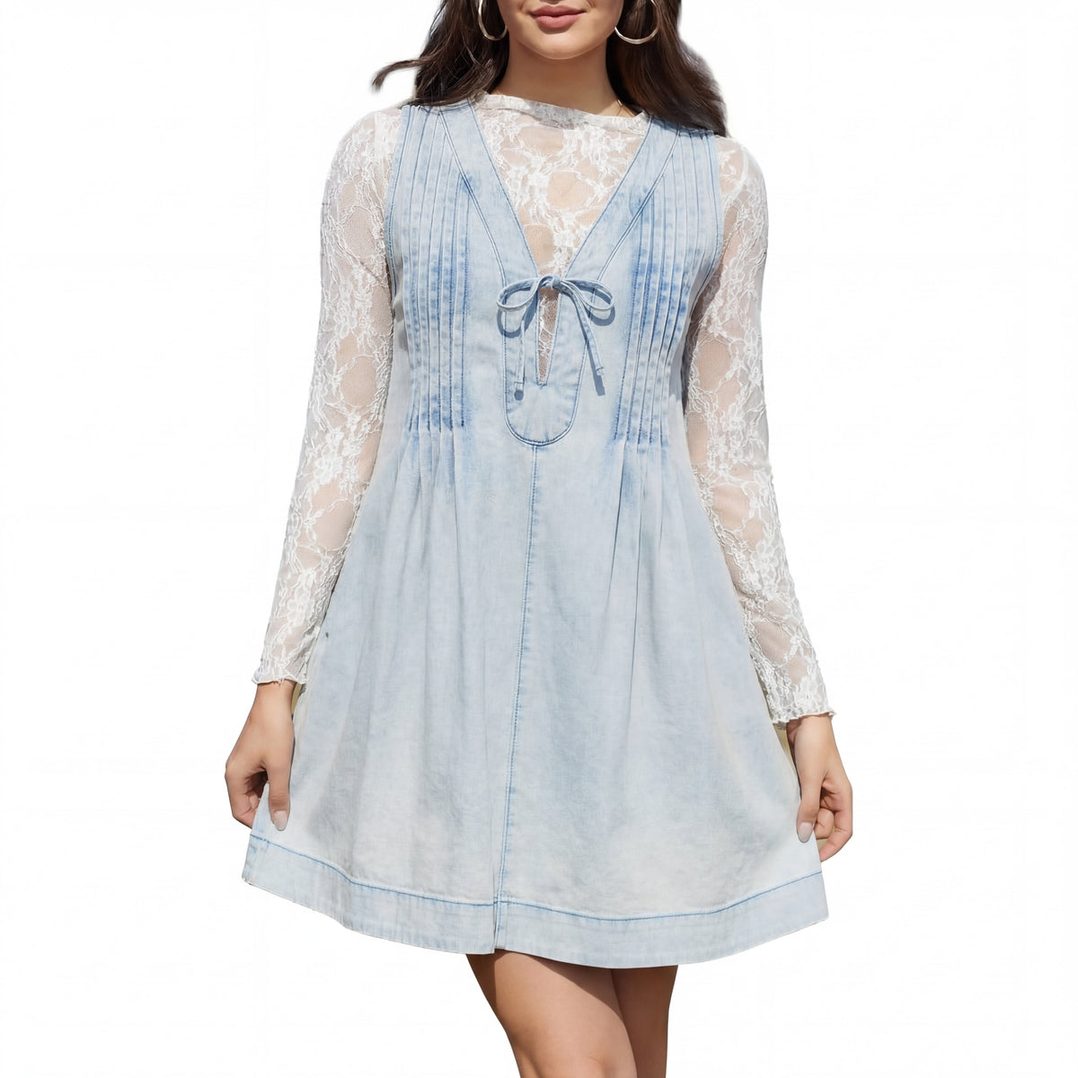 LAURENT - Vintage Inspired Sleeveless V Neck