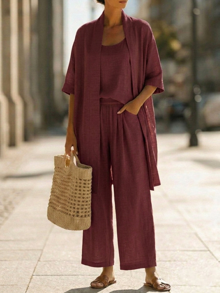 Isa - Effortlessly Elegant Three-Piece Set