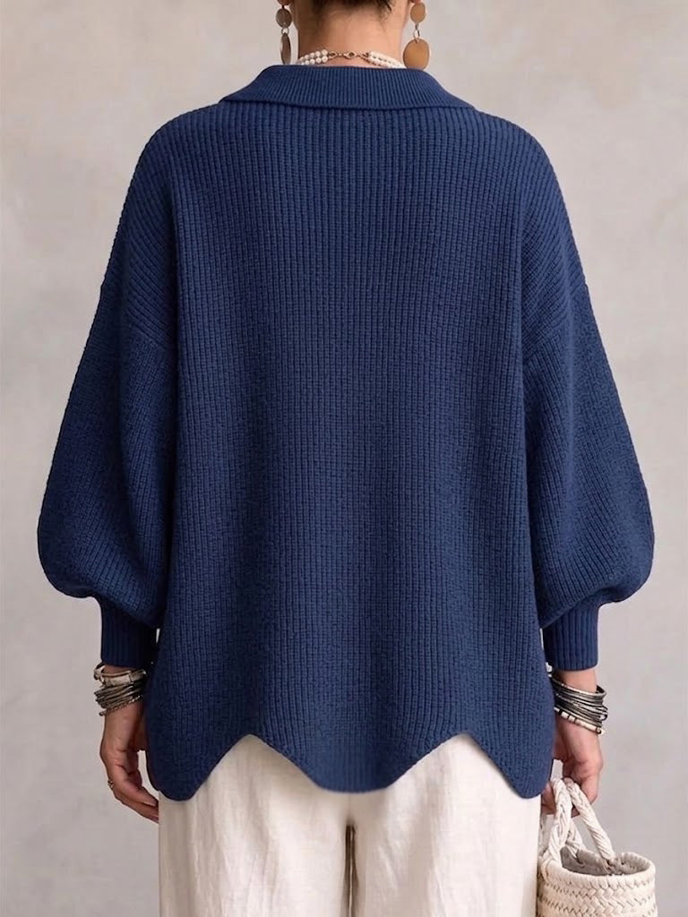Eleanor Oversized Collared Cardigan