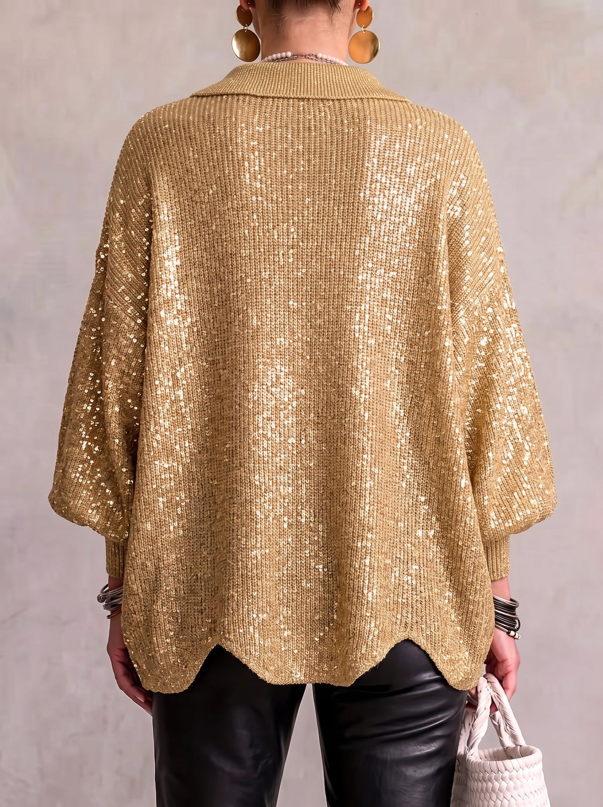 Eleanor Oversized Collared Cardigan