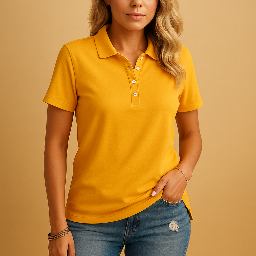 Elena Elegant Fit Women's Polo Shirt - Stylish Design