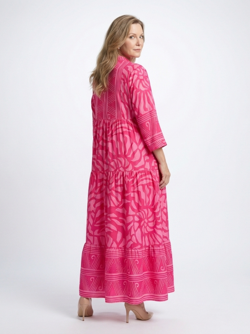 Marielle™ - Button Front Midi Dress