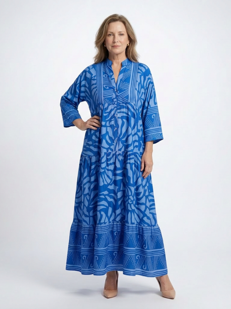 Marielle™ - Button Front Midi Dress