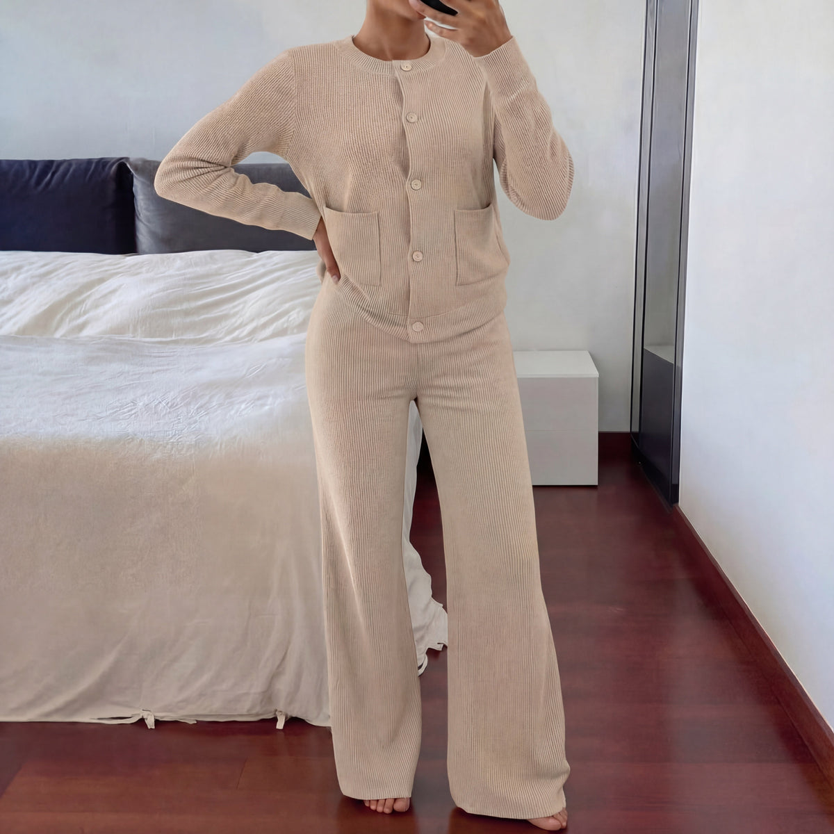LUCIAT - Cozy Knit Sweater & Wide